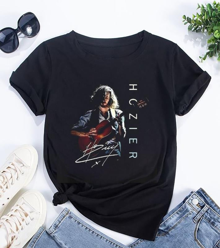Graphic Hozier Signature Shirt, Hozier Unreal Unearth Tour 2024 Shirt, Hozier Shirt, Hozier Fan Gift, Hozier Merch, Hozier 90s Vintage Tee