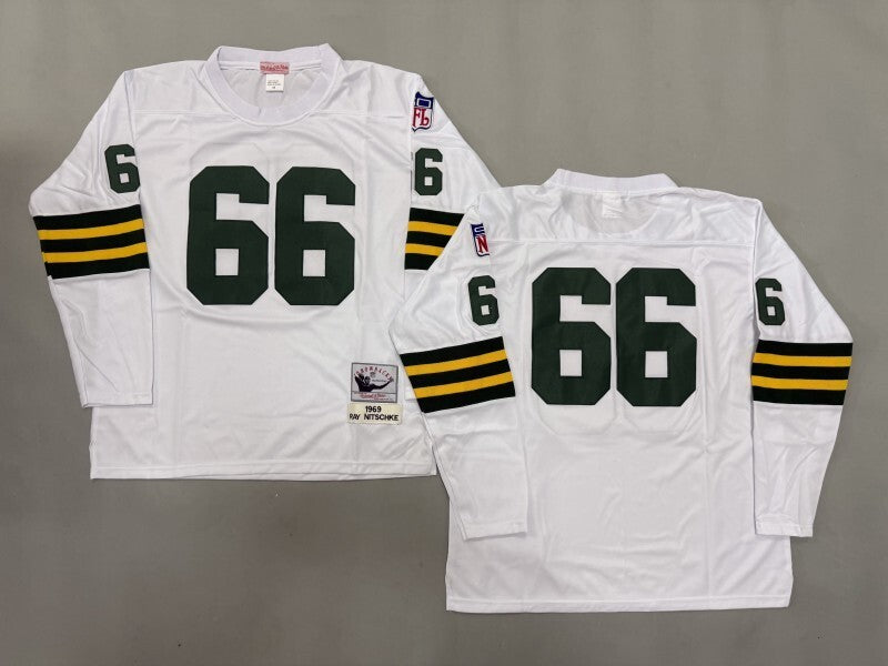 Green Bay Packers #66 Ray Nitschke Green Bay Packers Style 2