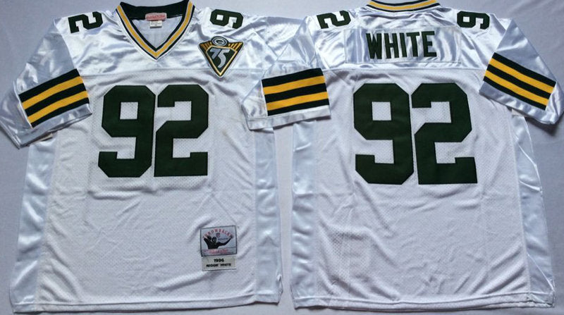 Green Bay Packers #92 Reggie White Throwback Style 1
