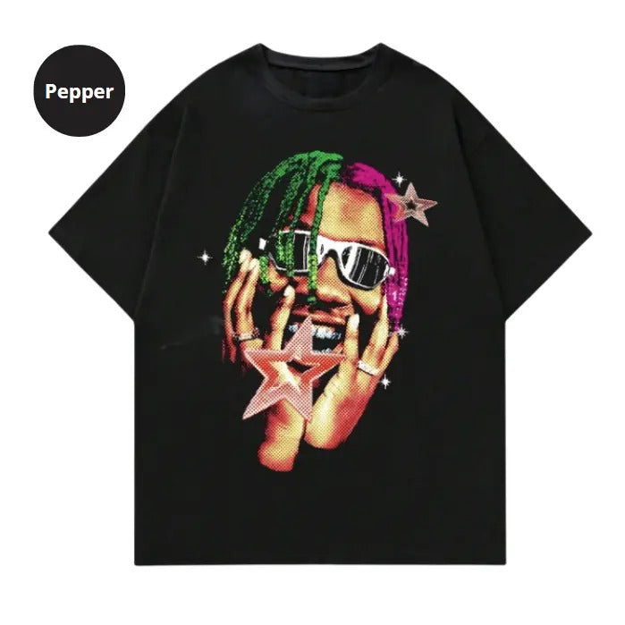 Grunge Punk Men's Casual Graphic Print Round Neck Short Sleeve T-Shirt, Sweatshirt, Hoodie Size S- 3XL,Gift For Women Top Womenswear Underwear Humen, Underwear Tshirt Lady Streetwear Human Shortsleeve Shoe