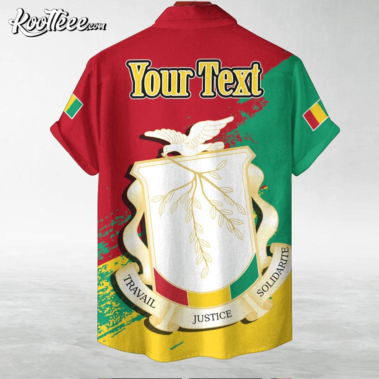 Guinea Coat Of Arms Hawaiian Shirt