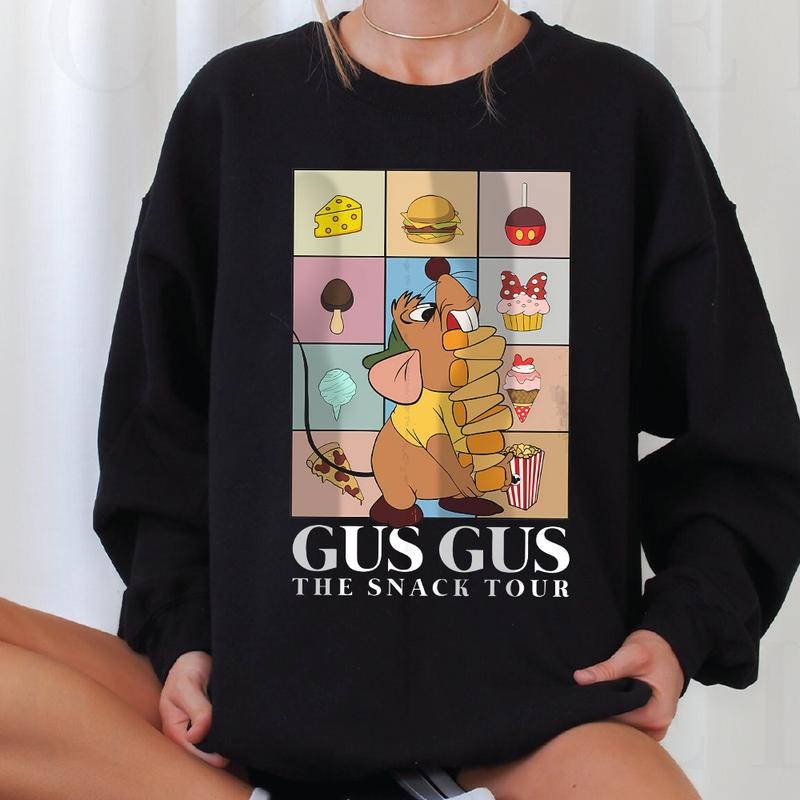 Gus Gus The Snack Tour T-Shirt, Mouse Friends Shirt, Snack Shirt, Gus Gus T-Shirt