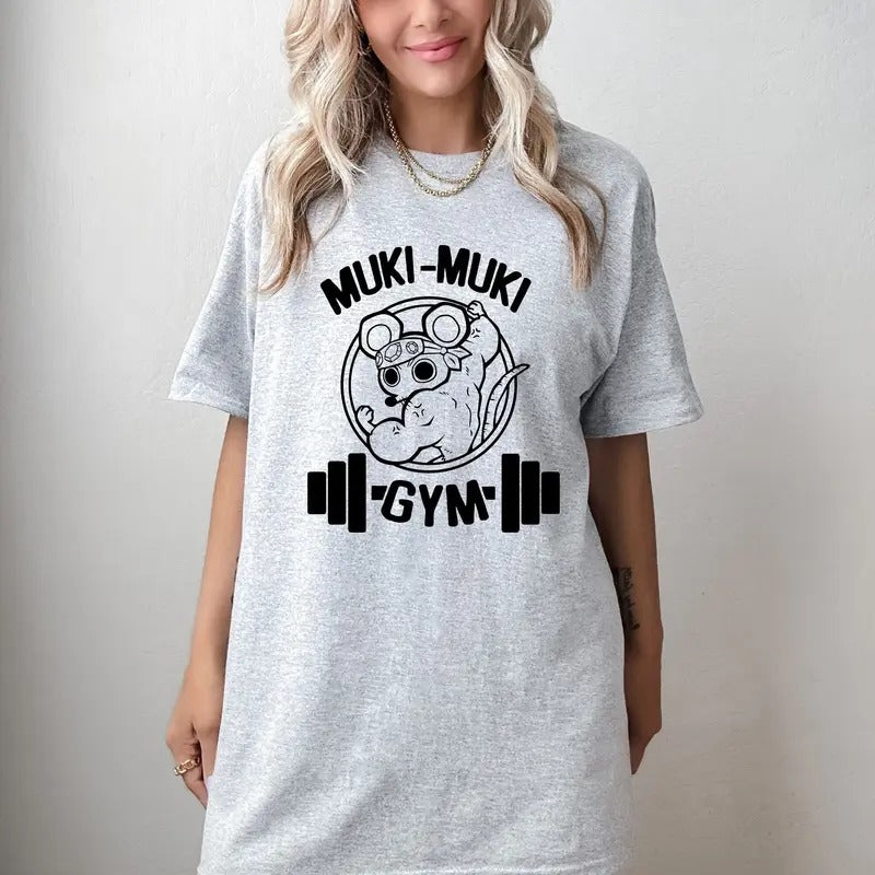 Gym Shirt, Mouse Workout Shirt, Crossfit Tee, Bodybuilding Shirt, Gym Shirt, Funny Mouse Shirt, Fitness Shirt, Barbell Tee, Anime Shirt