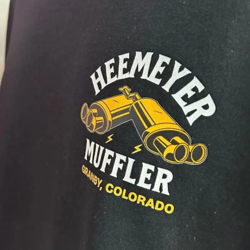 HEEMEYER MUFFLER shirt sleeve shirt, Unisex Cotton Fabric Hoodie, Sweatshirt | InkThreadWorks.com