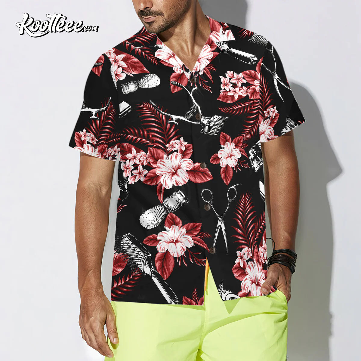 Hair Stylist I’ll Cut You Hawaiian Shirt