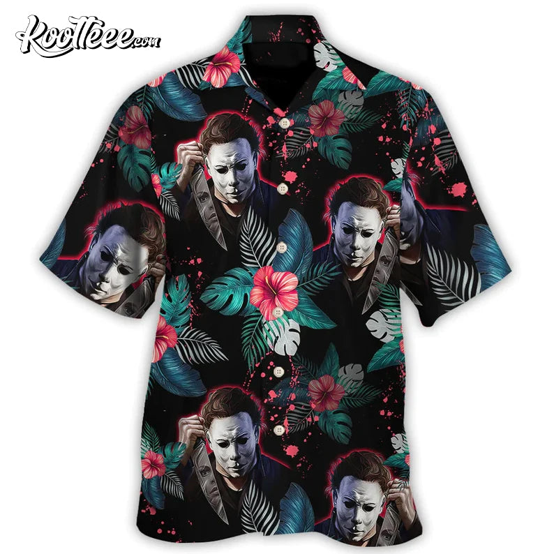 Halloween Michael Myers Tropical Style Hawaiian Shirt