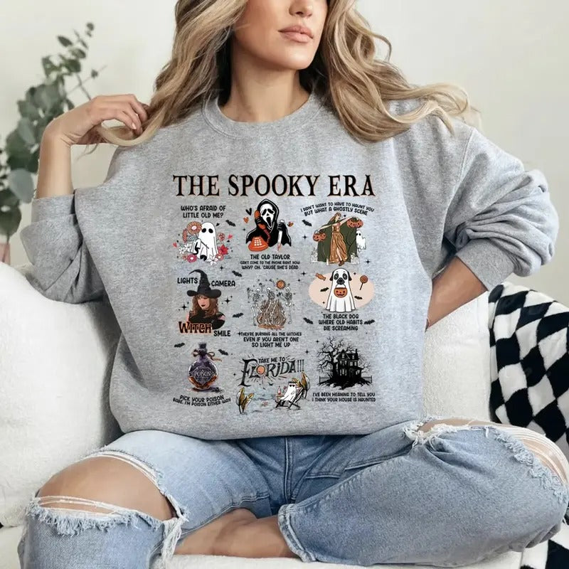 Halloween T-Shirt, Halloween Sweatshirt, Halloween Hoodie, Halloween Giftstyle{n002}4 | InkThreadWorks.com