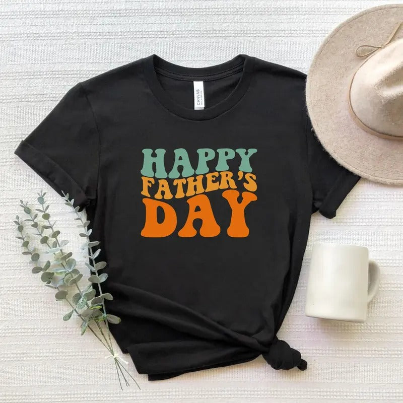 Happy Father's Day T-Shirt, Gift For 2023 Father's Day, Happy Father's Day Shirt, Father's Day Gift From...