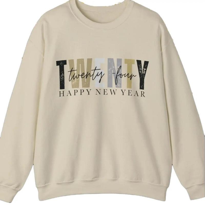 Happy New Year 2024 Sweatshirt - Style with our Unisex Crewneck for New Year's Eve Party! T-Shirts, Hoodie