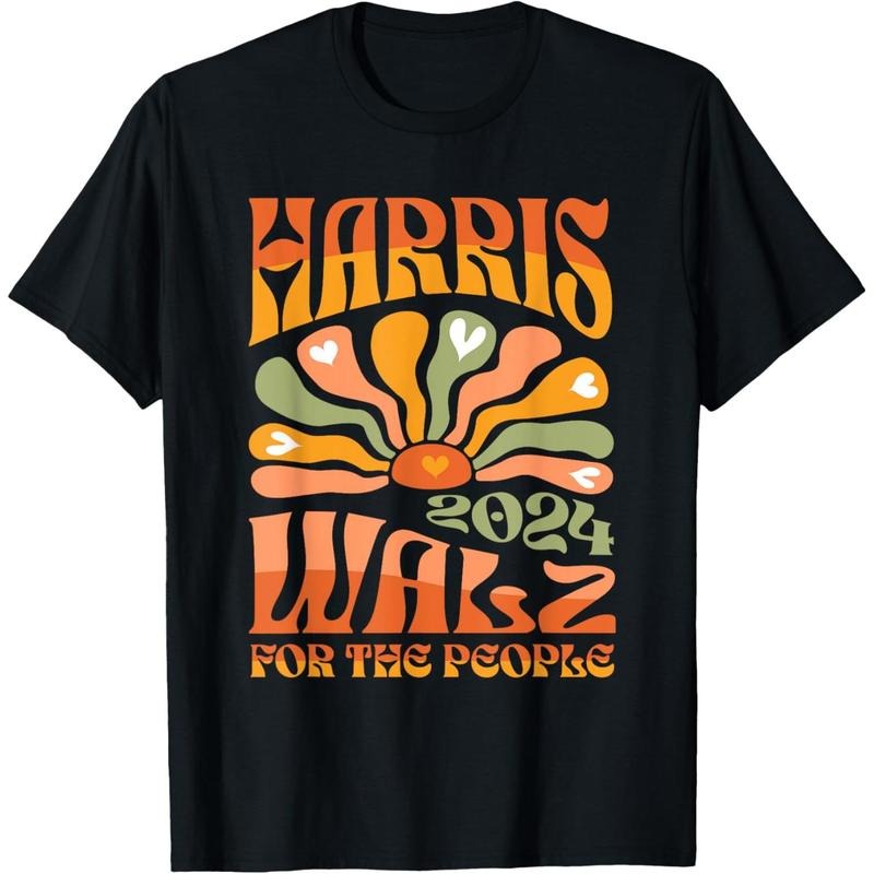 Harris Walz 2024 Election President Kamala Harris Tim Waltz T-Shirt made in usa Hoodie, Sweatshirt | InkThreadWorks.com