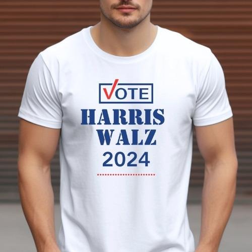 Harris Walz Shirt for Men, Harris Walz 2024 Shirt, Vote Harris Walz T-Shirt, Vice President Tim Walz Shirt, Kamala Harris...