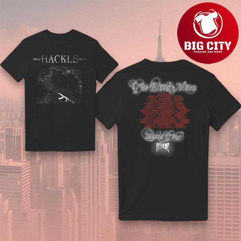 Haunted Mound Hackle Blood Moon Tour 2026 Two Sided Shirt