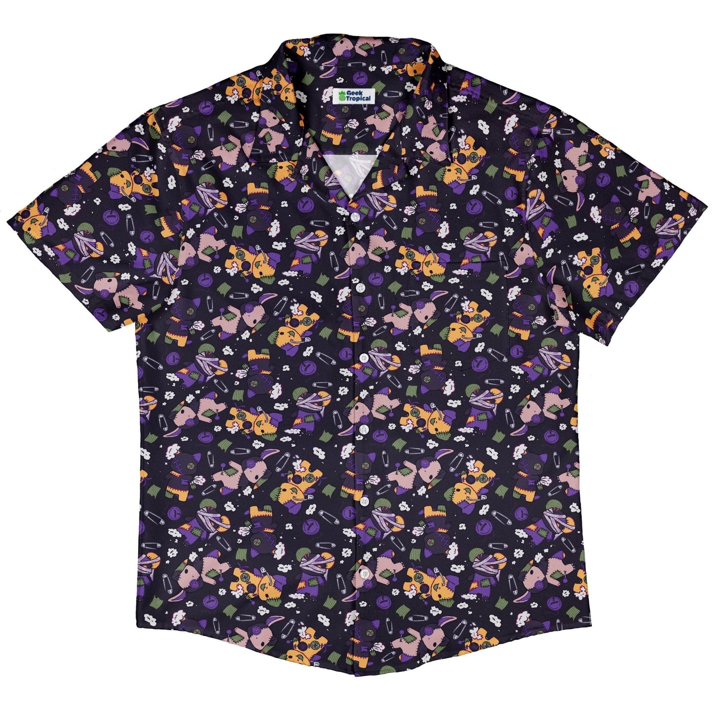 Haunted Plushies Button Up Shirt