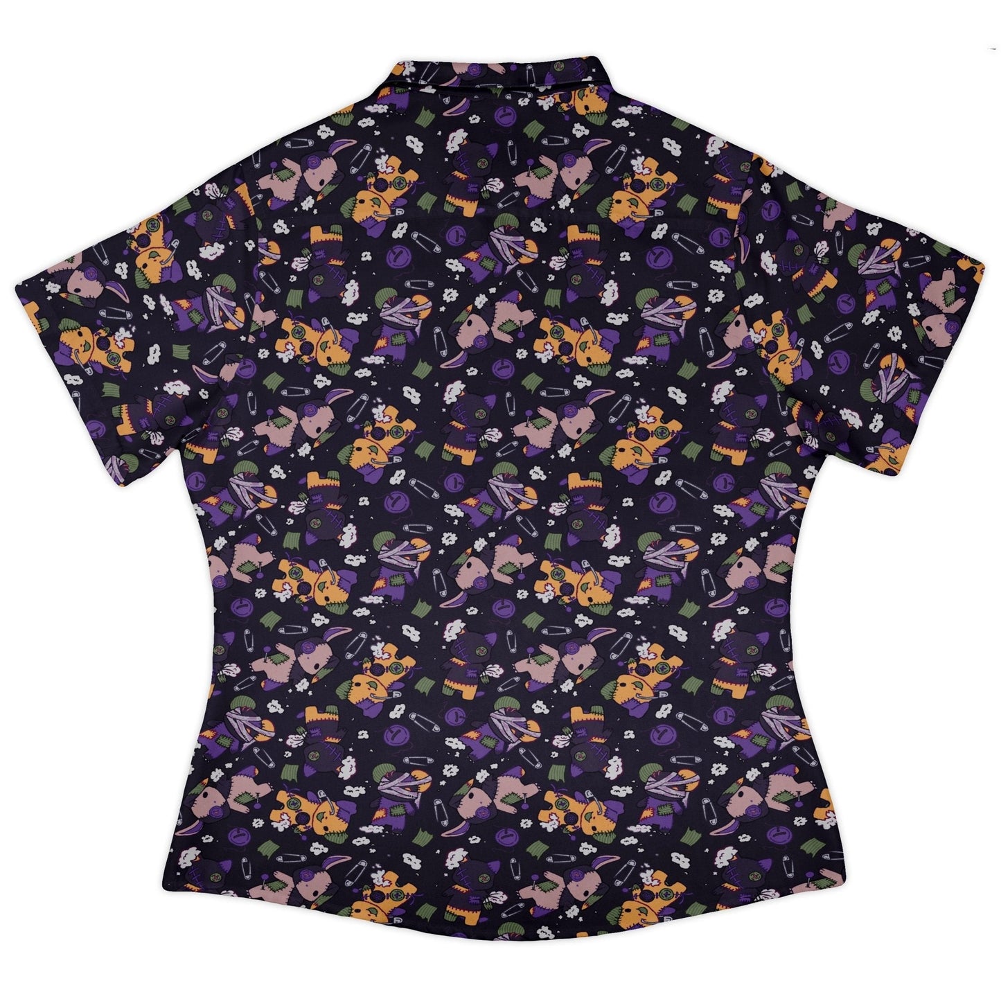 Haunted Plushies Curvy Button Up Shirt