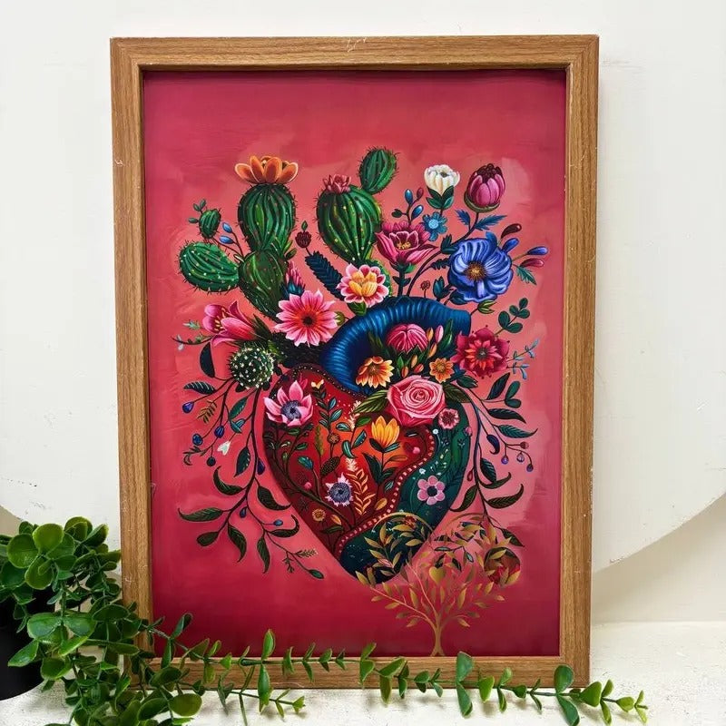 Heart Of Mexico Print Poster, War Art Gulf Coast Shirt Mexico Beach Home Decor, Texas Alabama Mississippi Florida Beach Crewneck Mexico, Gift for Mexico Lover