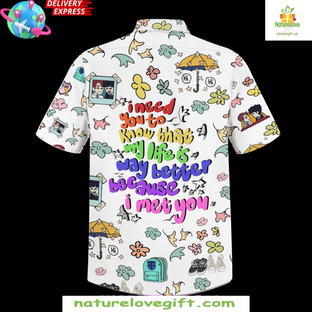 Heartstopper Hawaiian Shirt Custom Name