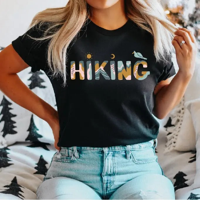 Hiking T-Shirt, Funny Adventure Shirt, Mountains Camping Tee, Hiking Lovers Tee, Camper Gifts Shirt, Hiking Life T-Shirt,...