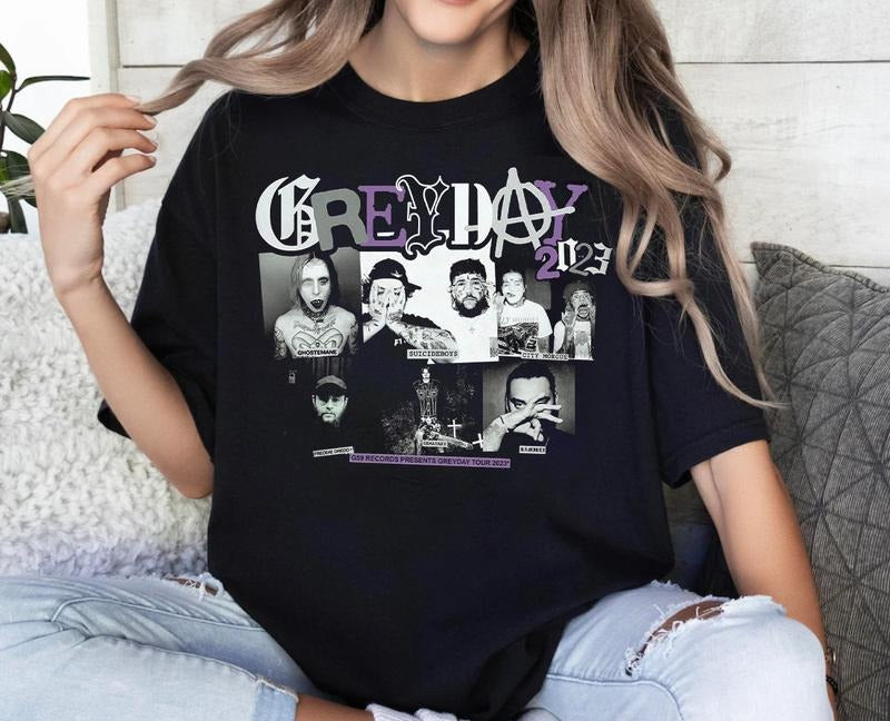 Hiphop Suicideboys Shirt, Grey Day Tour 2024 Shirt, Suicide Boys Shirt, Suicideboys G59 Tour Shirt, Skull Suicide Boys Merch, Unisex T-Shirt, Gifts For Teenager Adult, Short Sleeve Tee Shirt, Gifts For Birthday Mothers Day