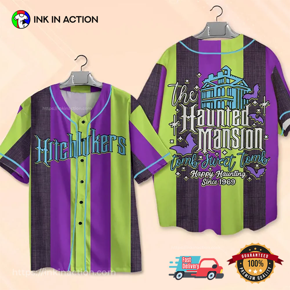 Hitchhikers Haunted Mansion Baseball Jersey