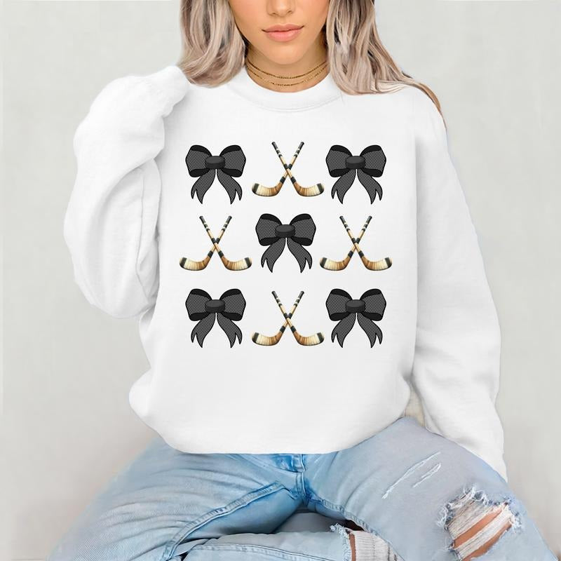 Hockey Coquette DTF Transfers - THIS IS NOT A SHIRT Hoodie, Sweatshirt | InkThreadWorks.com