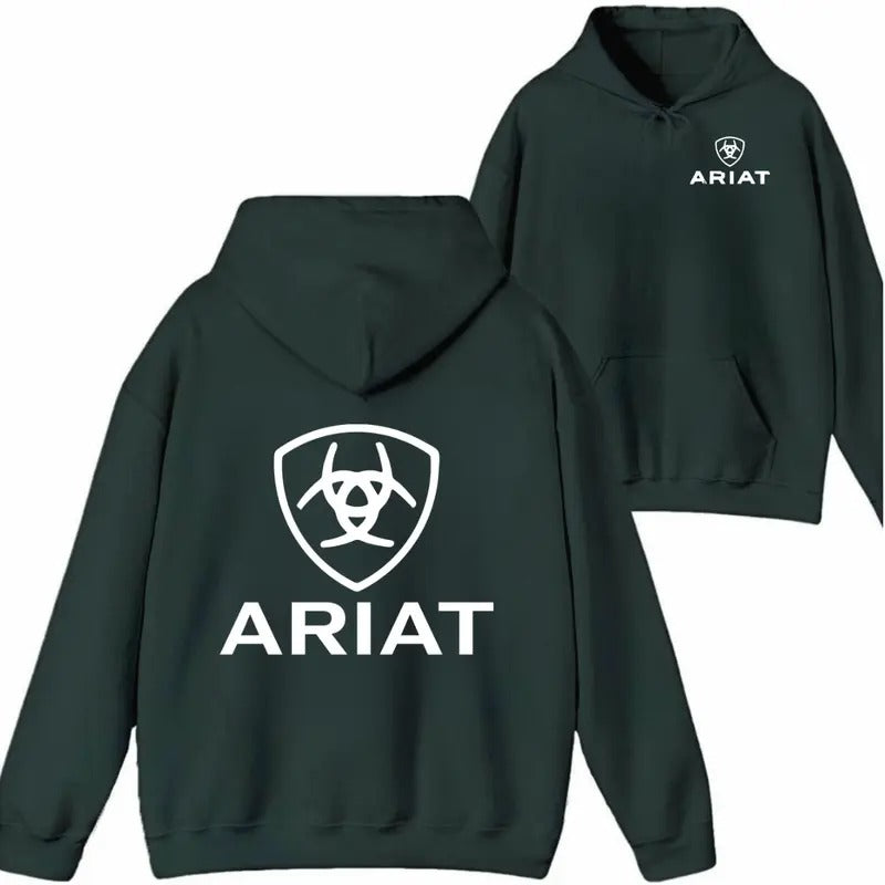 Ariat Shirt/Sweatshirt/Hoodie- Featuring a sleek and minimalist brand logo design, perfect for those who appreciate...