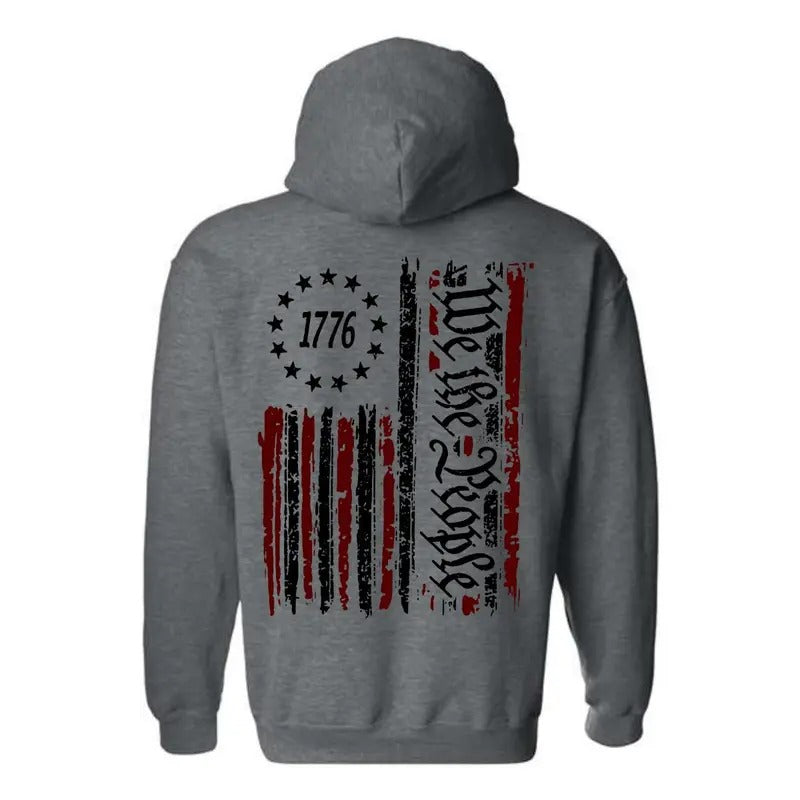 We The People Independence Day T-shirt/Sweatshirt/Hoodie Vintage - Unisex Christmas Sweatshirts - Classic Cotton Menswear Graphic Tee