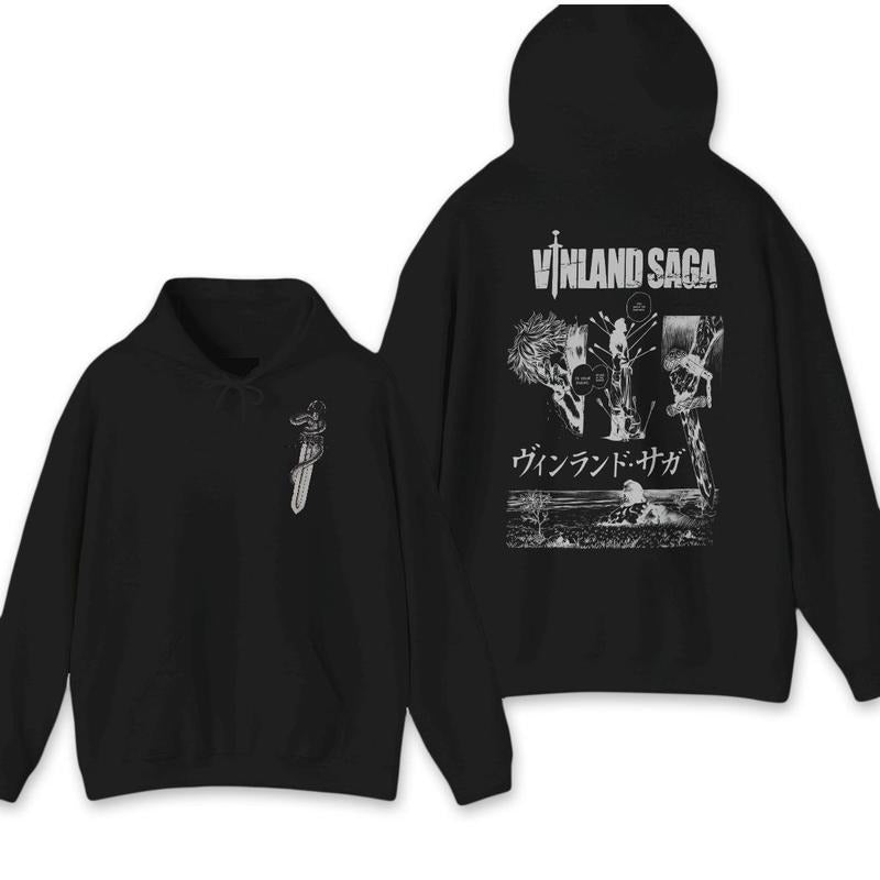 Vinland Saga Redemption Heavyweight T-Shirt/Hoodie, Unisex for Man and Women, 100% Cotton, Vintage Graphic Tee, Unisex Sport