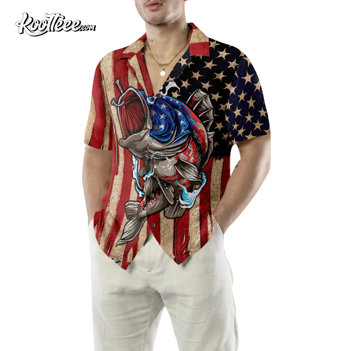 Hooked On Freedom Summer Vibe Hawaiian Shirt