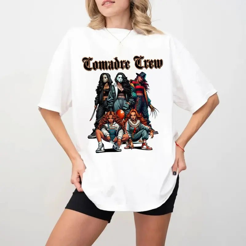 Horror Friend Shirt, Halloween Vibes Shirt, Friends Horror Movie Tee, Girls Movie, Unisex Short Sleeve Tee Shirt, Casual Clothing