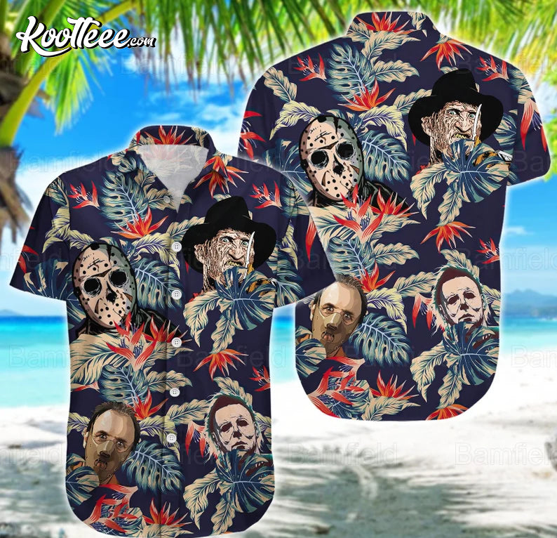 Horror Movie Halloween Hawaiian Shirt