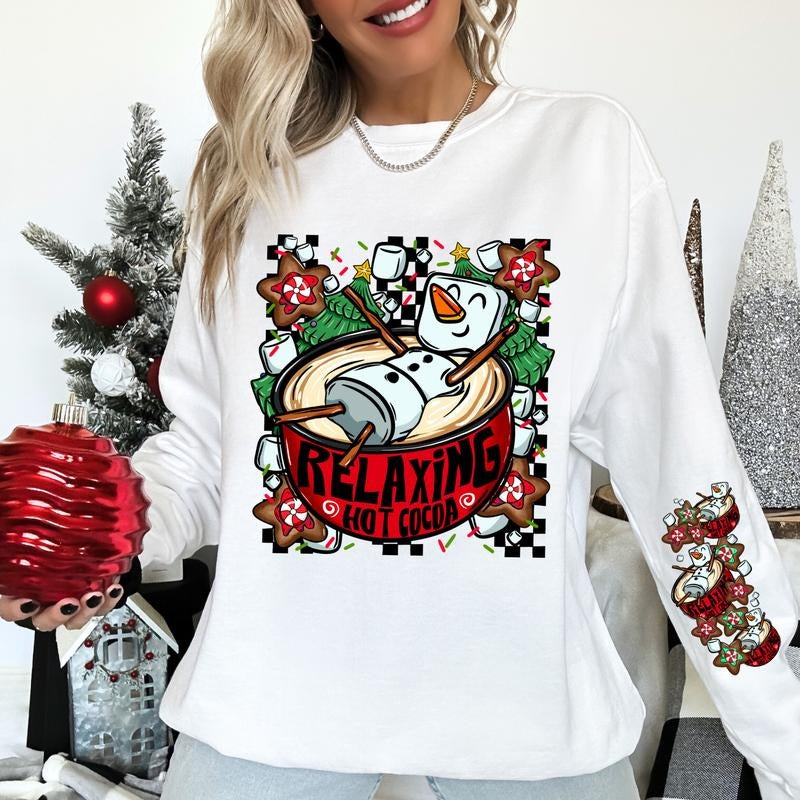Hot Cocoa Comfort Colors Unisex Sweatshirt