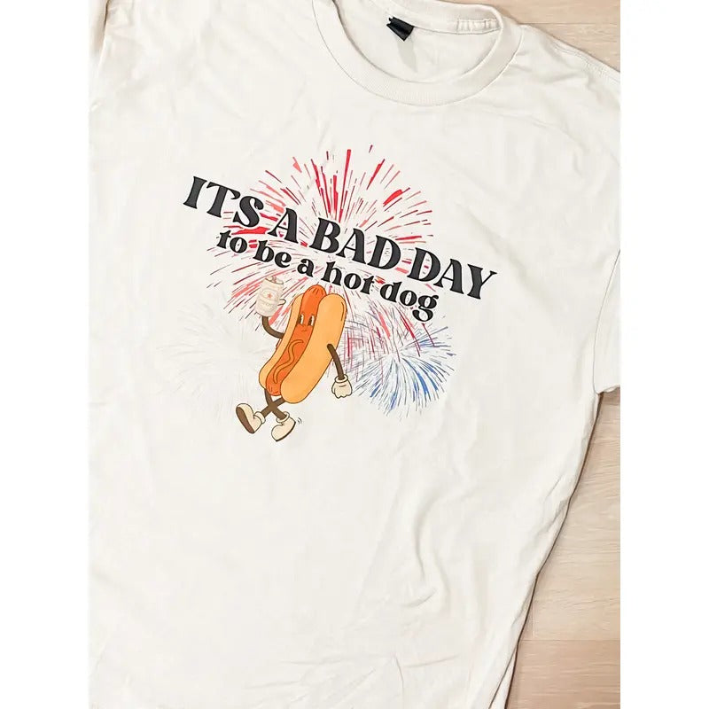 Hot Dog Graphic Top