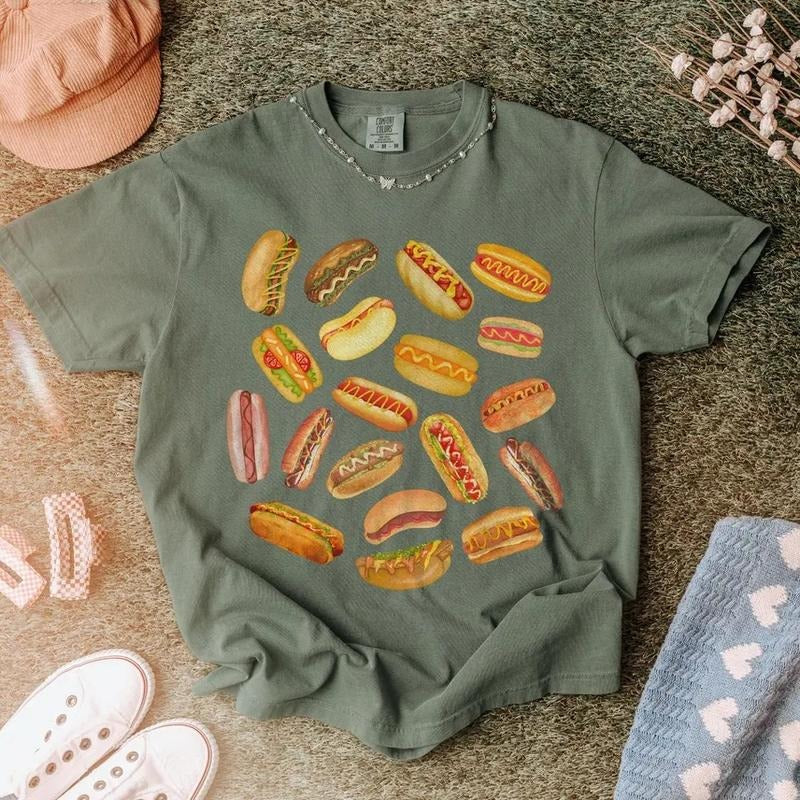 HotDog Shirt, Funny 4th July Shirt, Makes Me Want A Hot Dog Real Bad Shirt, Independence Day Tee, Hot Dog Lover Shirt