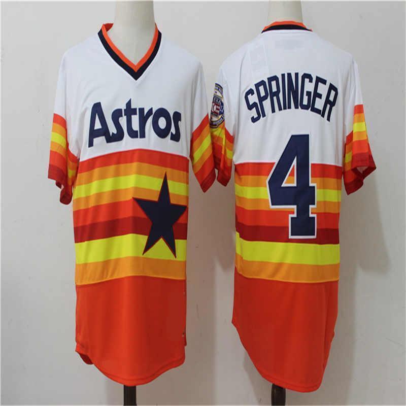 Houston Astros #4 George Springer Style 2