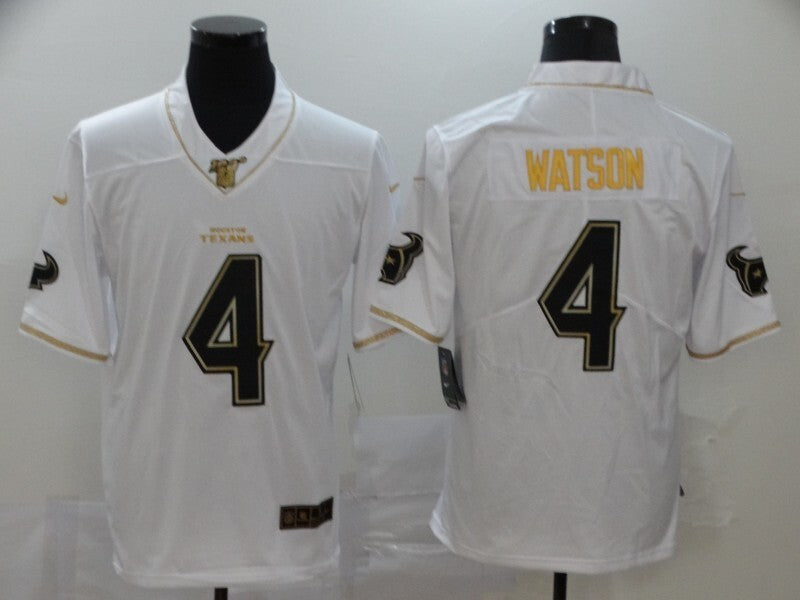 Houston Texans White Retro Gold 383