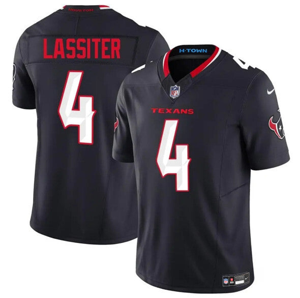 Houston Texans #4 Kamari Lassiter Navy 2025 F.U.S.E. Vapor Limited