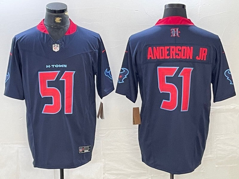 Houston Texans #51 Will Anderson Jr. V3 Style 4