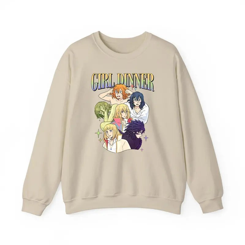 Howl Pendragon Sweatshirt, Girl Dinner, Howl's Moving Castle Sweatshirt, Howl and Sophie Shirt, Studio Ghibli, Anime shirt