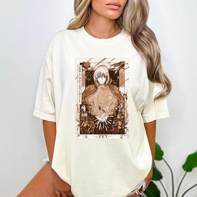 Howl Pendragon Sweatshirt, Howl Tarot Card, Howl's Moving Castle Sweatshirt, Howl and Sophie Shirt, Studio Ghibli, Anime...
