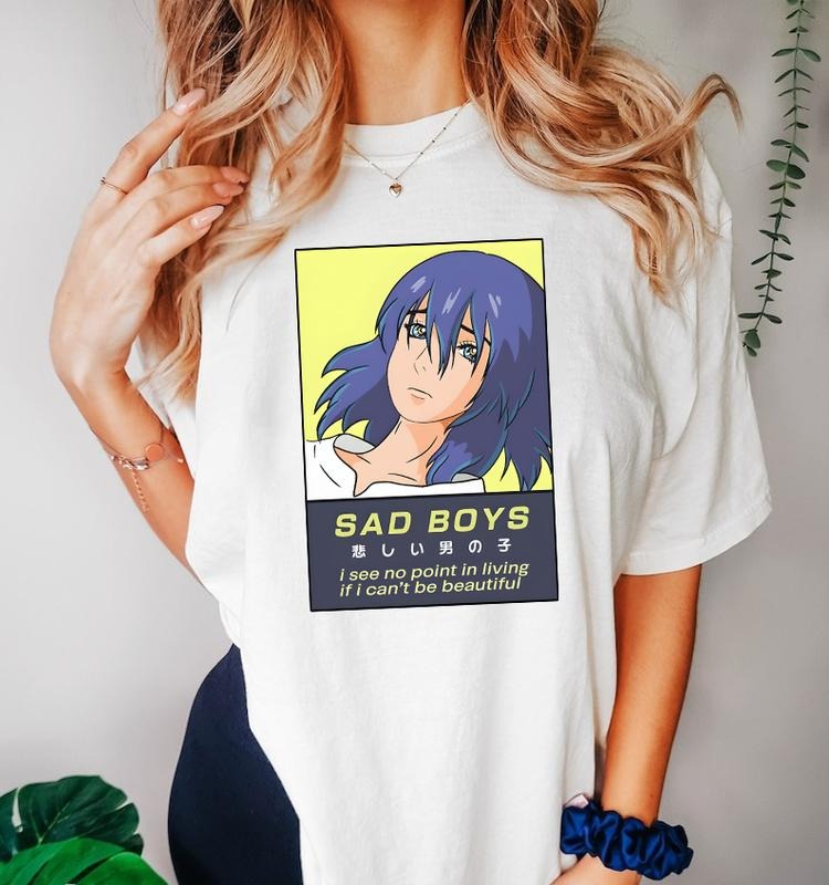 Howl Sad Boys T-Shirt, Howl's Moving Castle Shirt, Anime shirt, Harajuku Clothing Hoodie, Sweatshirt | InkThreadWorks.com