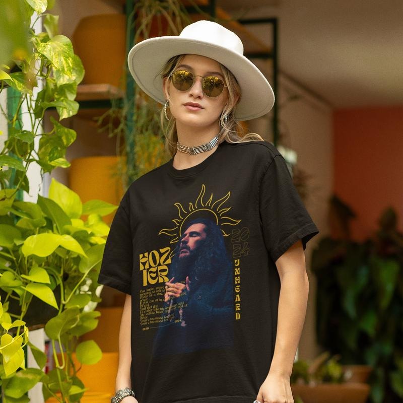 Hozier T-shirt Cotton Tee Too Sweet Concert Tour Hozier