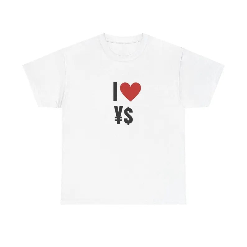 I Love YE T-shirt, Graphic T-Shirt, Streetstyle, Fashion, Rap, Urban, Modern Streetstyle, Gift Present, I love T-Shirt, I heart shirt, Love Shirt