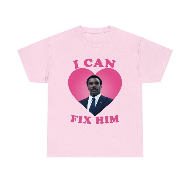 I can fix him Mr. Milchick Severance pink heart shirt Hoodie, Sweatshirt | InkThreadWorks.com