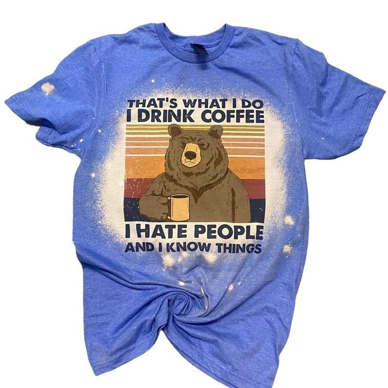 I drink coffee and Know things t-shirt Hoodie, Sweatshirt | InkThreadWorks.com