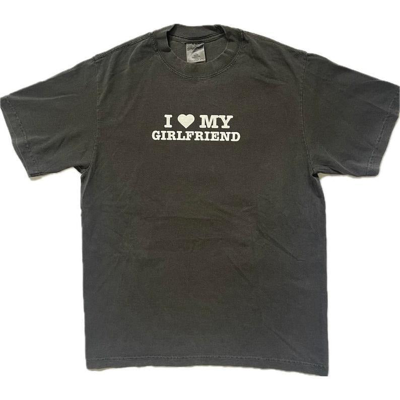 I love my girlfriend t-shirt (NY font) Hoodie, Sweatshirt | InkThreadWorks.com