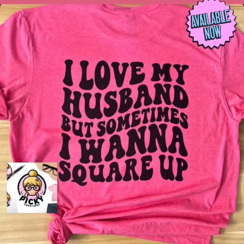I love my husband T-shirt Crew Neck Hoodie, Sweatshirt | InkThreadWorks.com