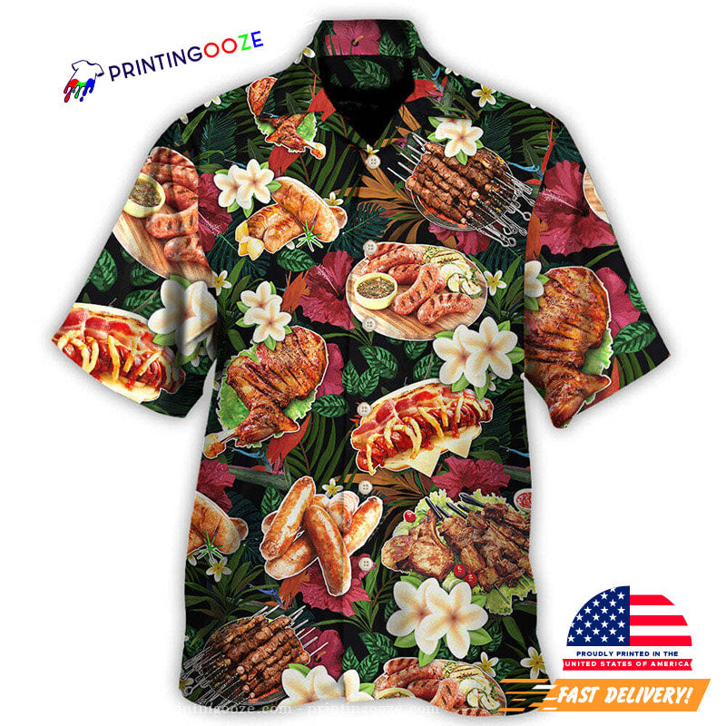 I Want A Hot Body But I Also Want BBQ Orioles Hawaiian Shirt