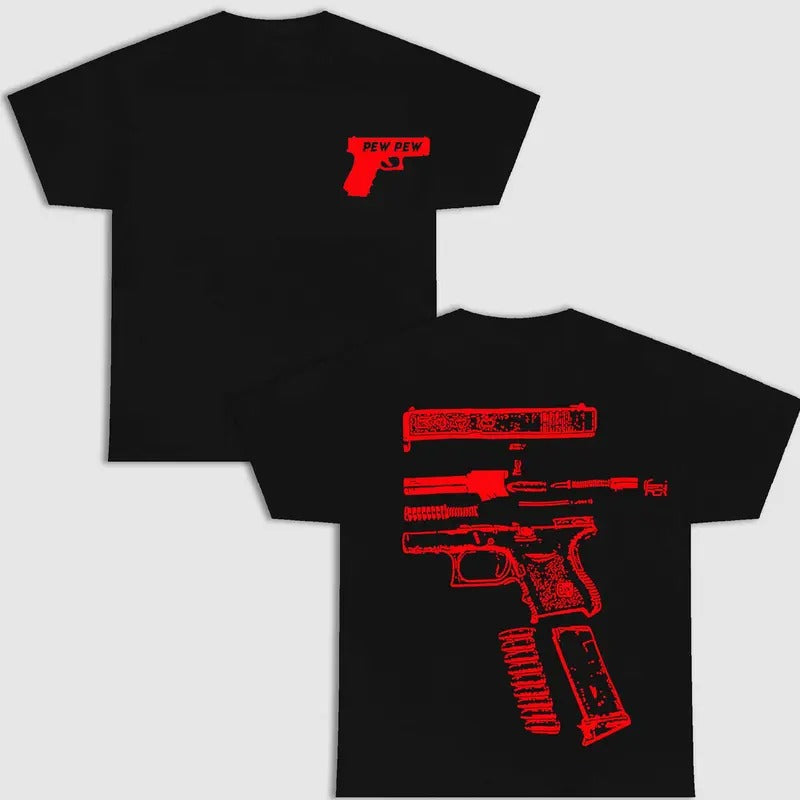 IN GLOCK WE TRUST DOUBLE SIDES BLACK T-SHIRT VERSION Hoodie, Sweatshirt | InkThreadWorks.com