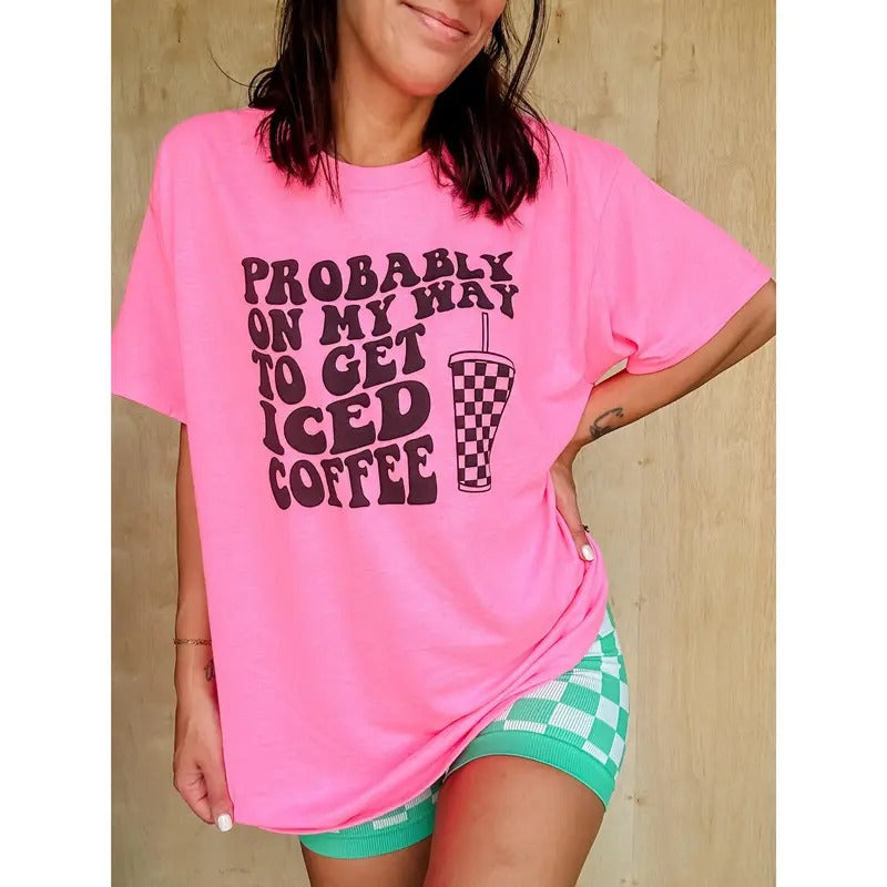 Iced Coffee Graphic Tee