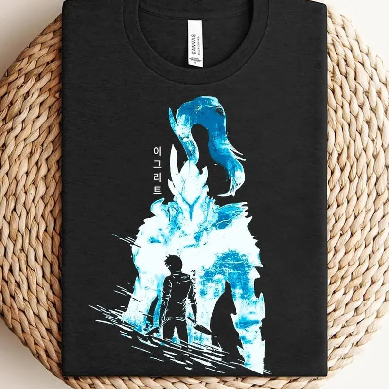 Igris The Bloodred Shirt, Solo Leveling Shirt, Anime Shirt, Anime Gifts, Gift For Him, Gİft For Her, Otaku Shirts, Japanese